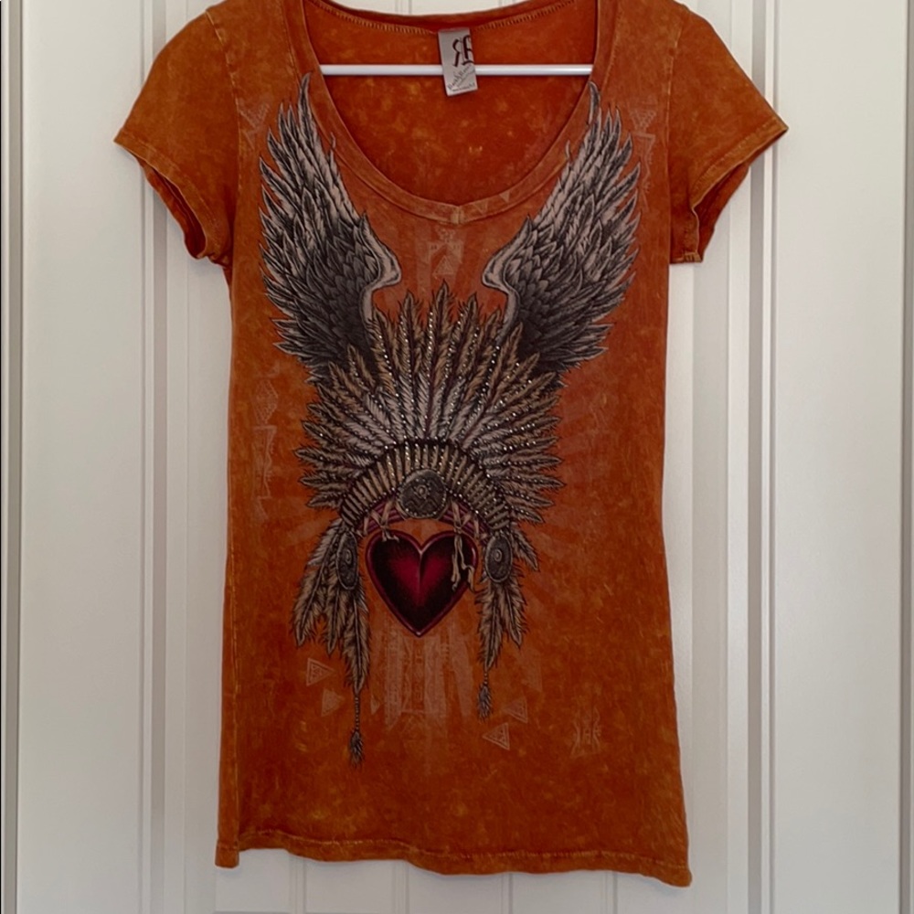 Burnt Orange stone T
